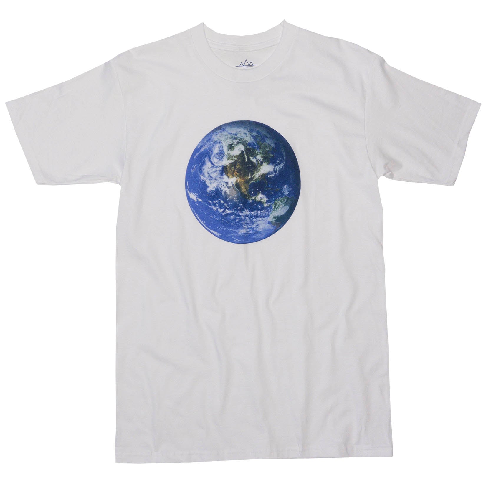 Glorious Earth's Natural Colorful beauty screen printed on a White Graphic Tee
