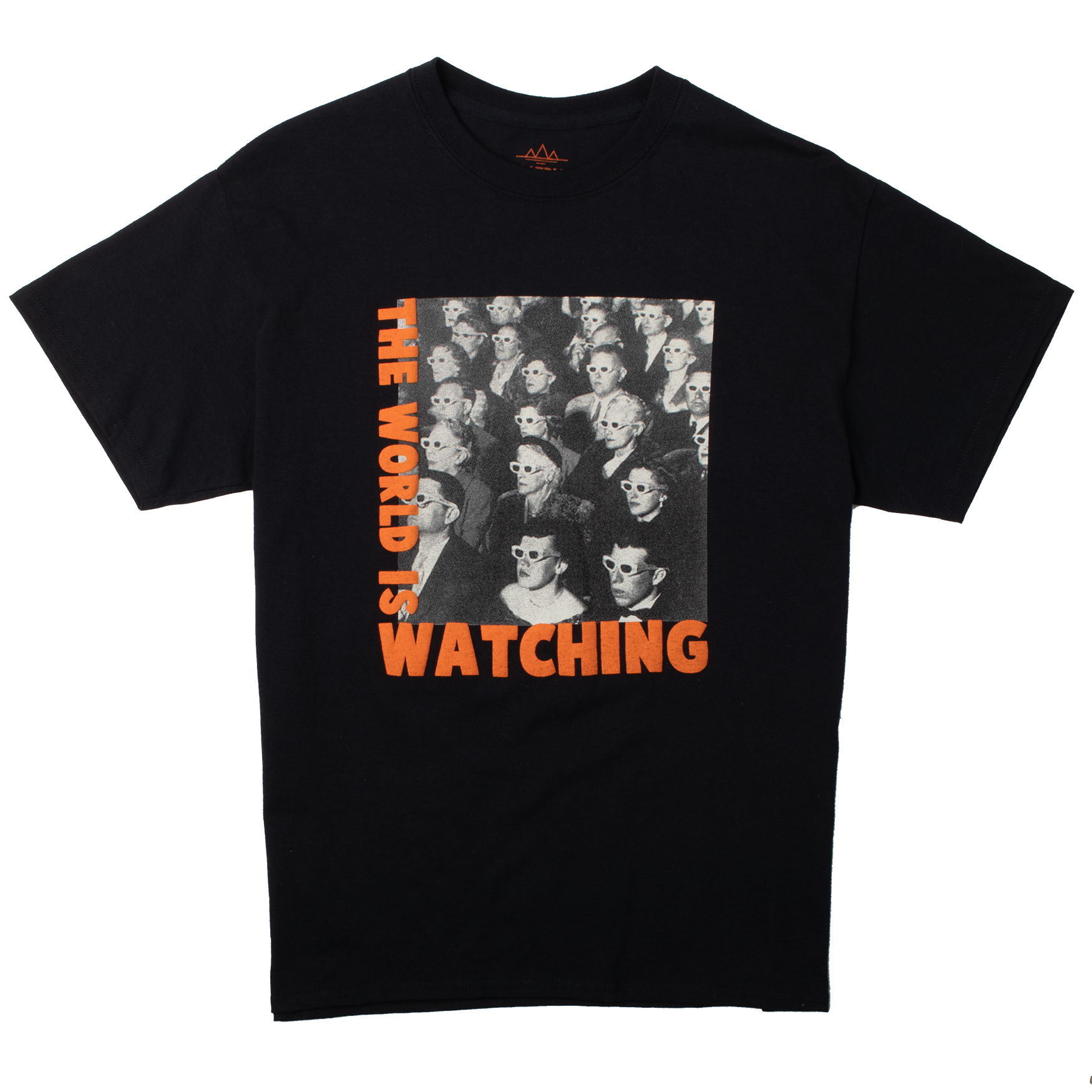 World is Watching Puff Ink Graphic Tee