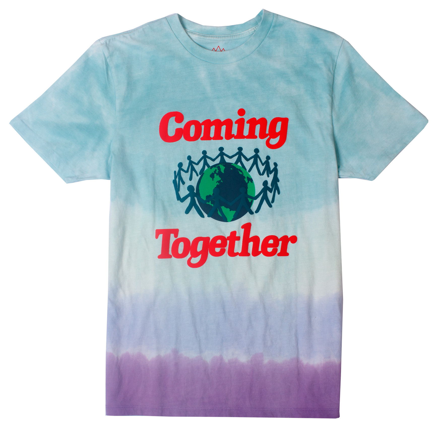 Coming Together puff ink tie-dye tee