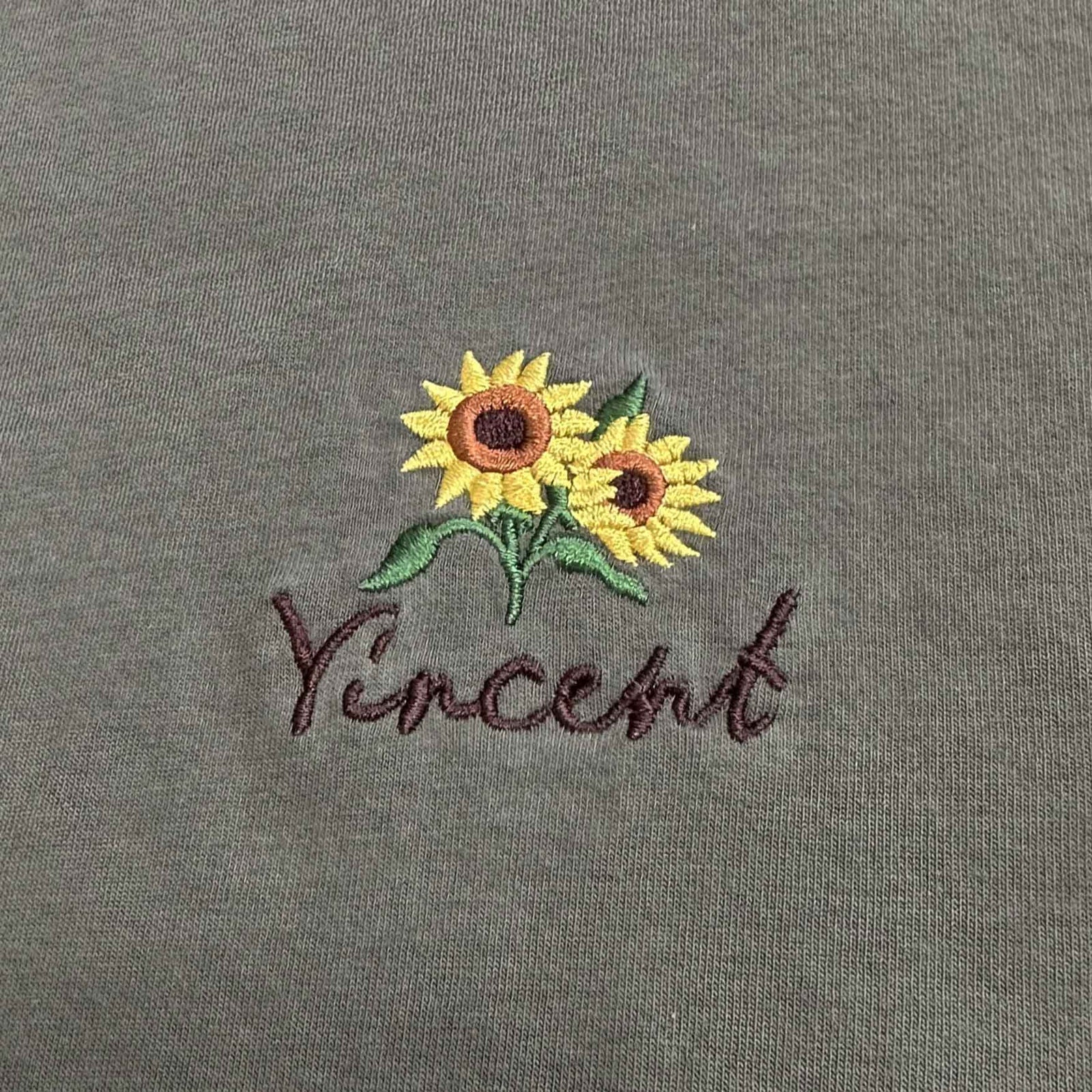 VINCENT SUNFLOWER EMBROIDERY