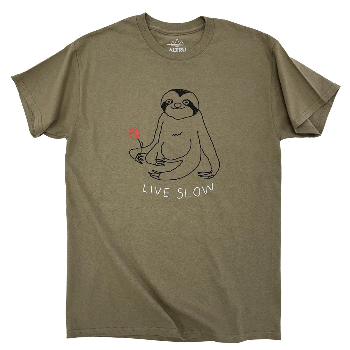 Live Slow Sloth Tee