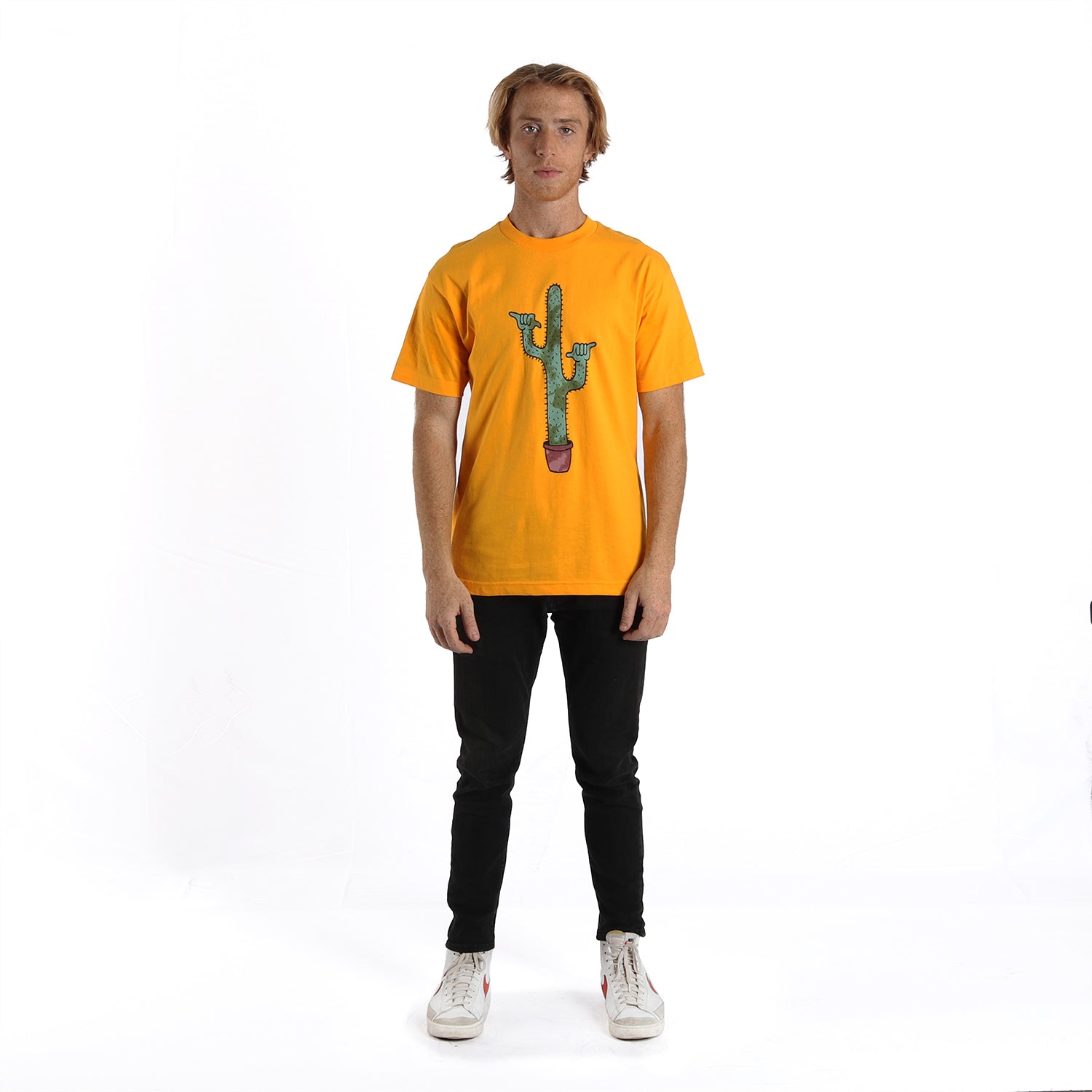 Shaka Guaro Cactus yellow-honey tee by Altru Apparel