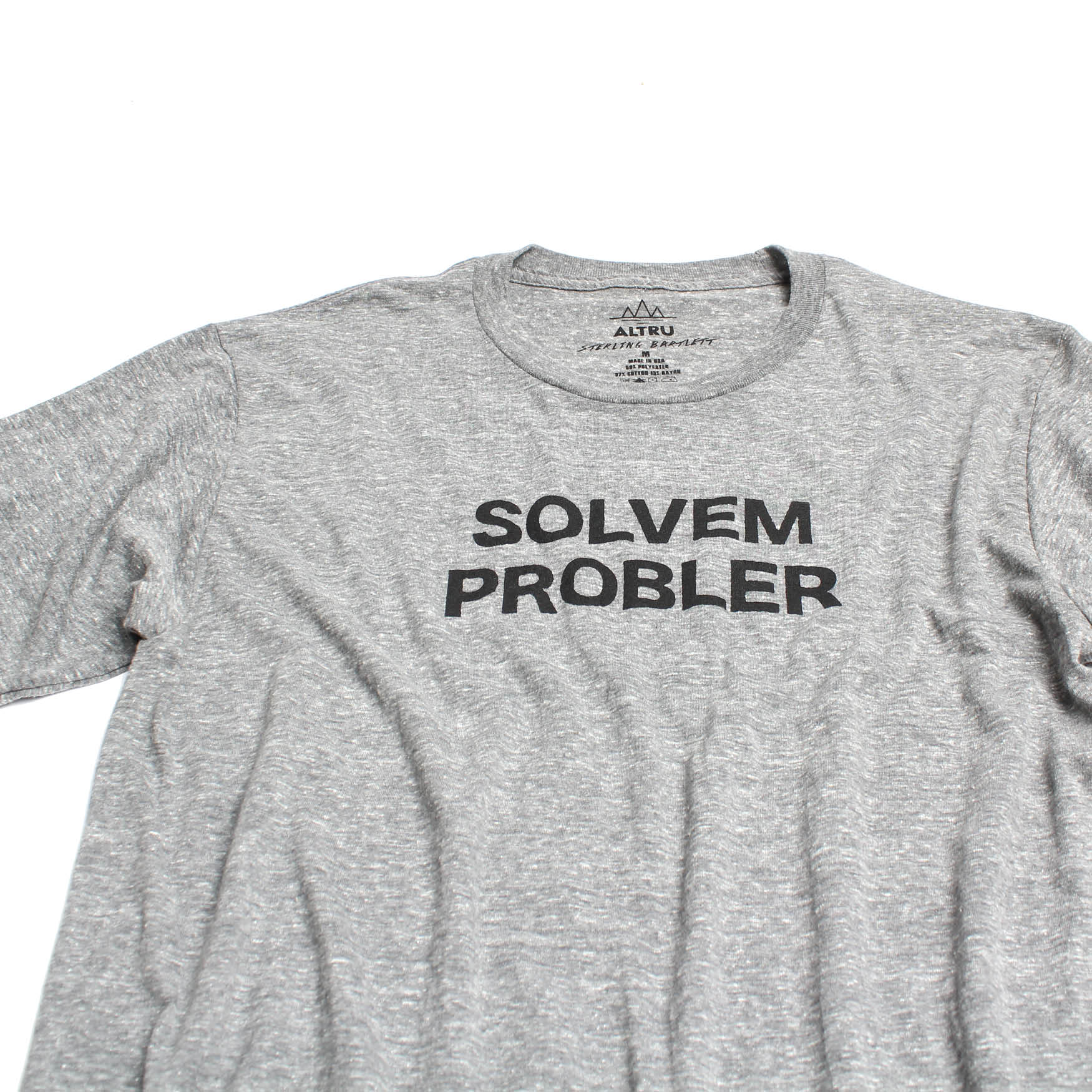 Solvem Probler Mens Tri-Blend Graphic Tee (It's spelled wrong...get it?)