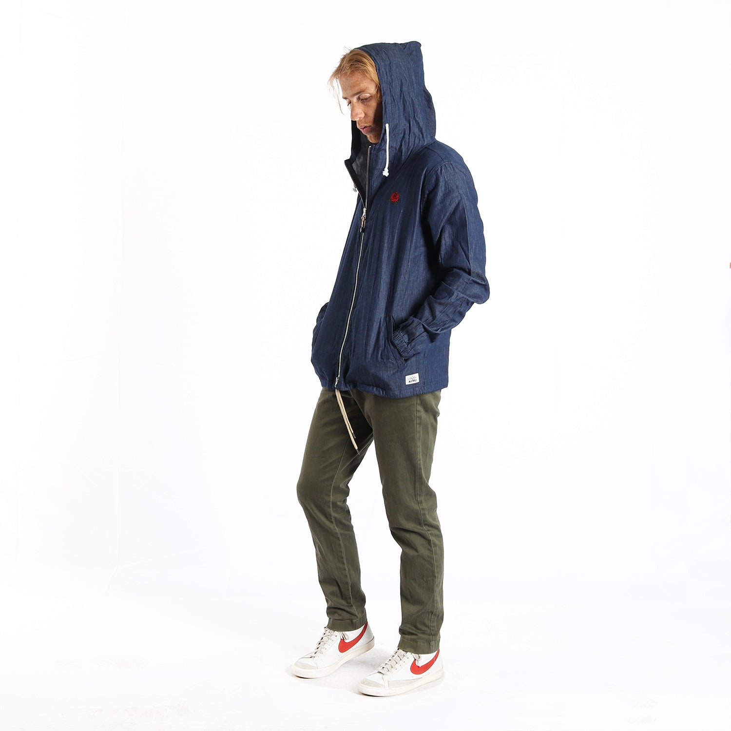 トップス rururmu:Anisel applique gradation hoodie P-Star Shrunken Fit Zip Up Hoodie with Applique | boohooMAN USA