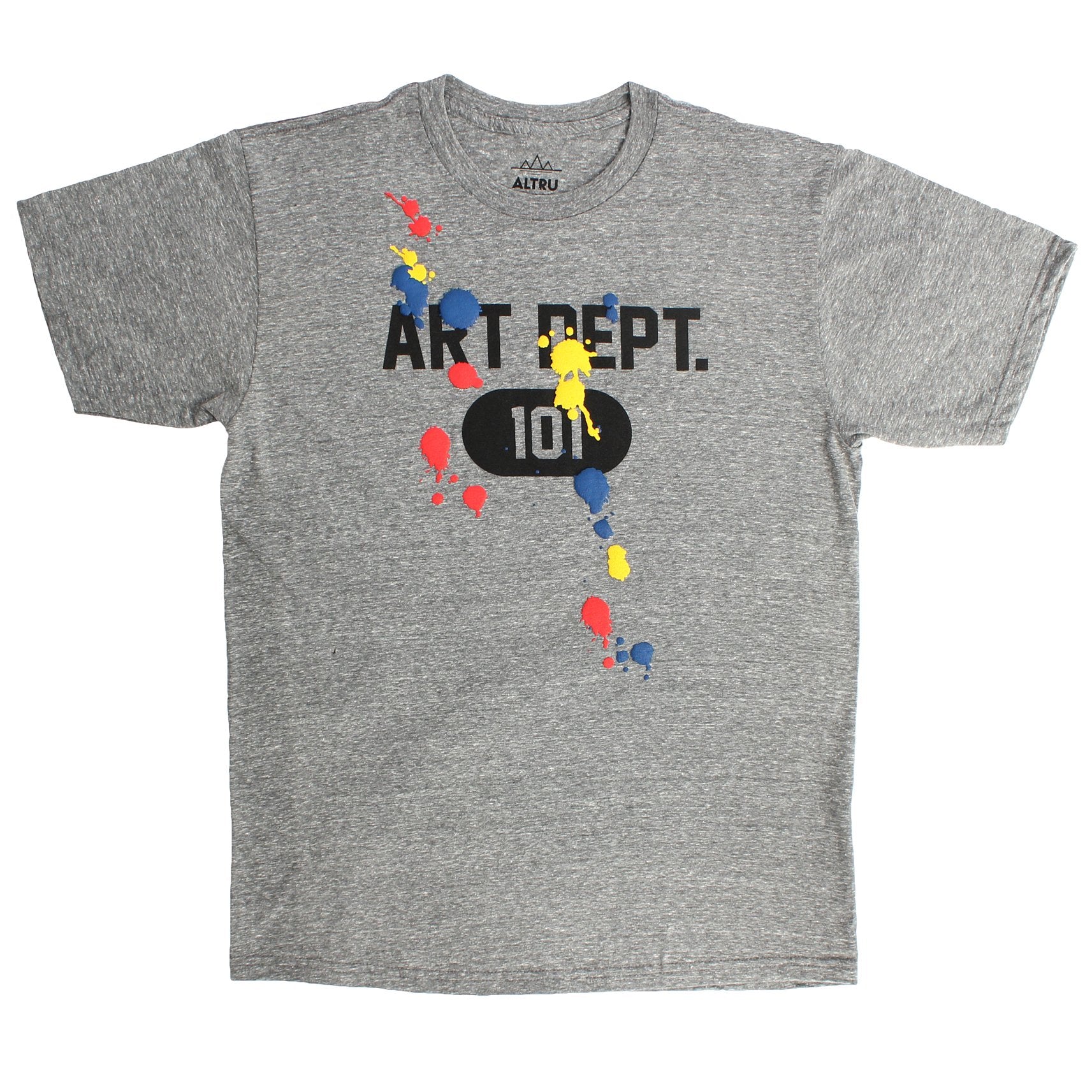 Art Dept. 101 Puffy Paint Splats Fun Graphic T-shirt