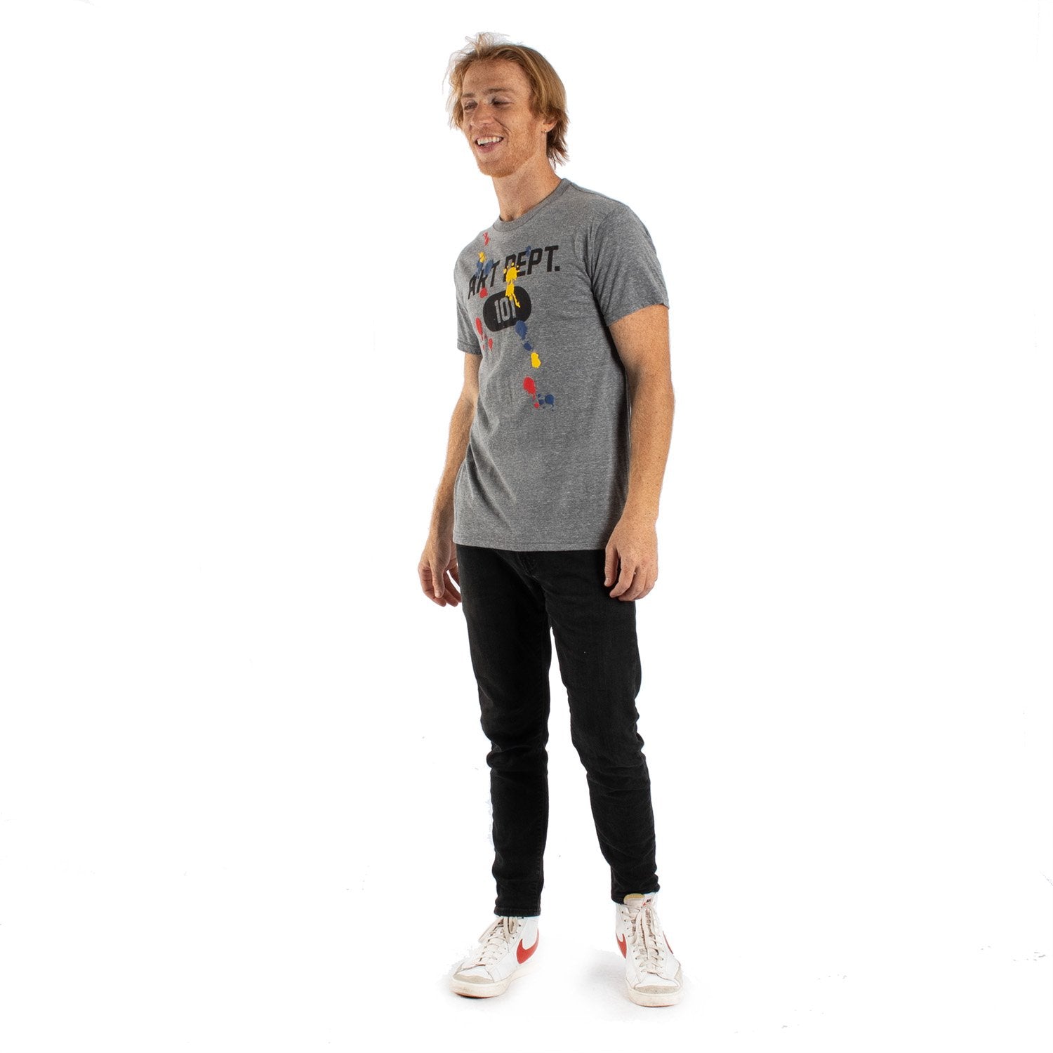 Art Dept. 101 Puffy Paint Splats Fun Graphic T-shirt