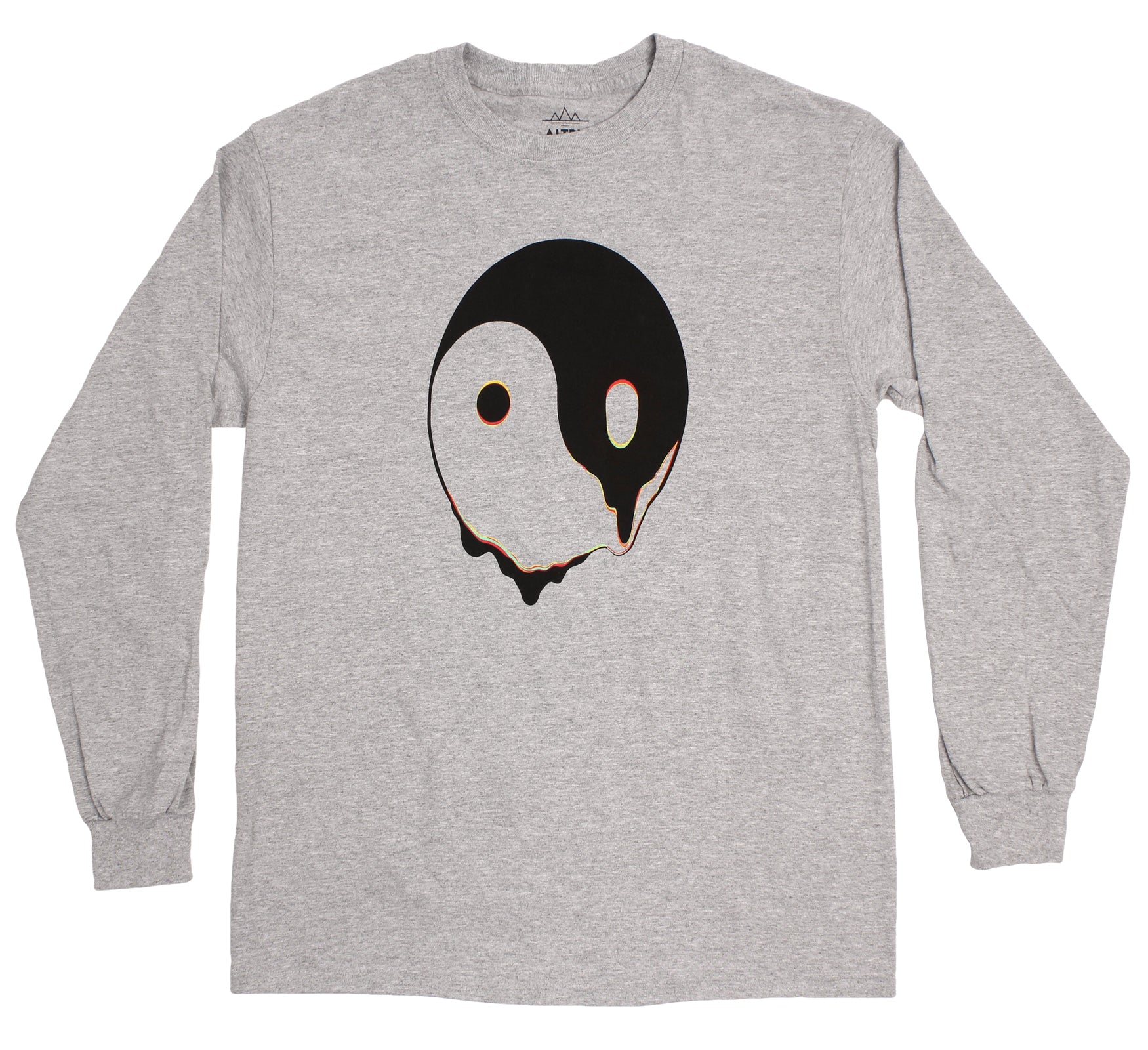 Melty Ying Yang L/S Gray T-Shirt by Altru Apparel