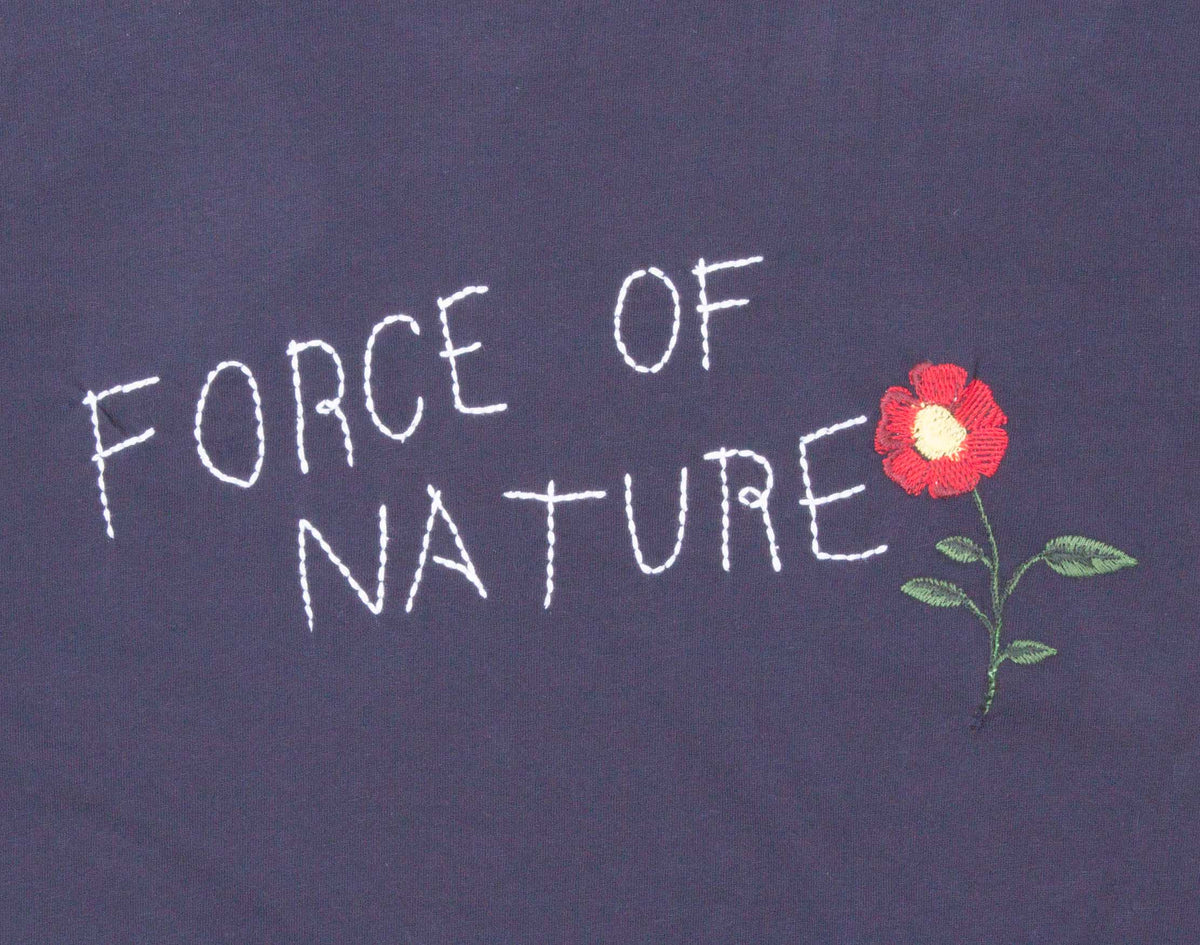 Force of Nature Embroidered graphic Tee by Altru Apparel detail