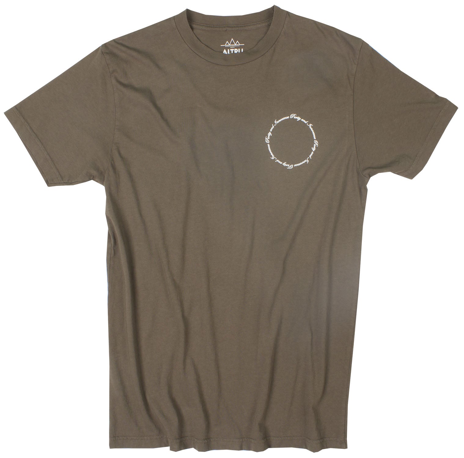 Purity and Innocence olive graphic tee