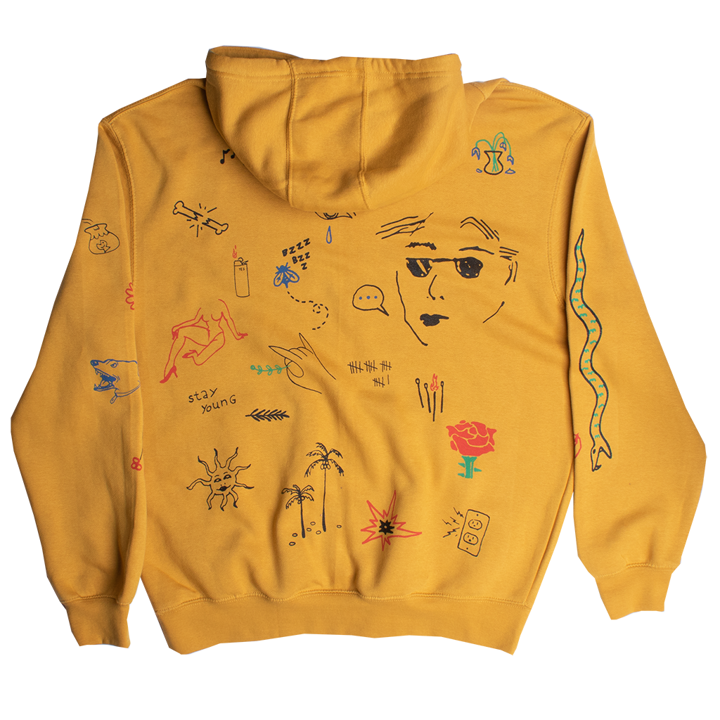Stick N Poke Art Graphic Hoodie