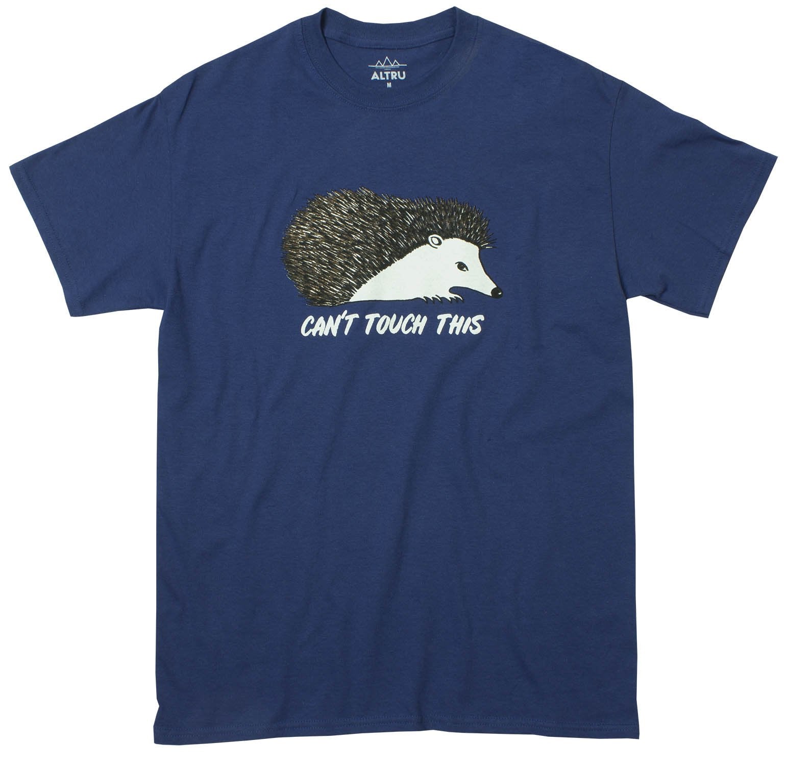 Can't Touch This Hedgehog blue graphic tee