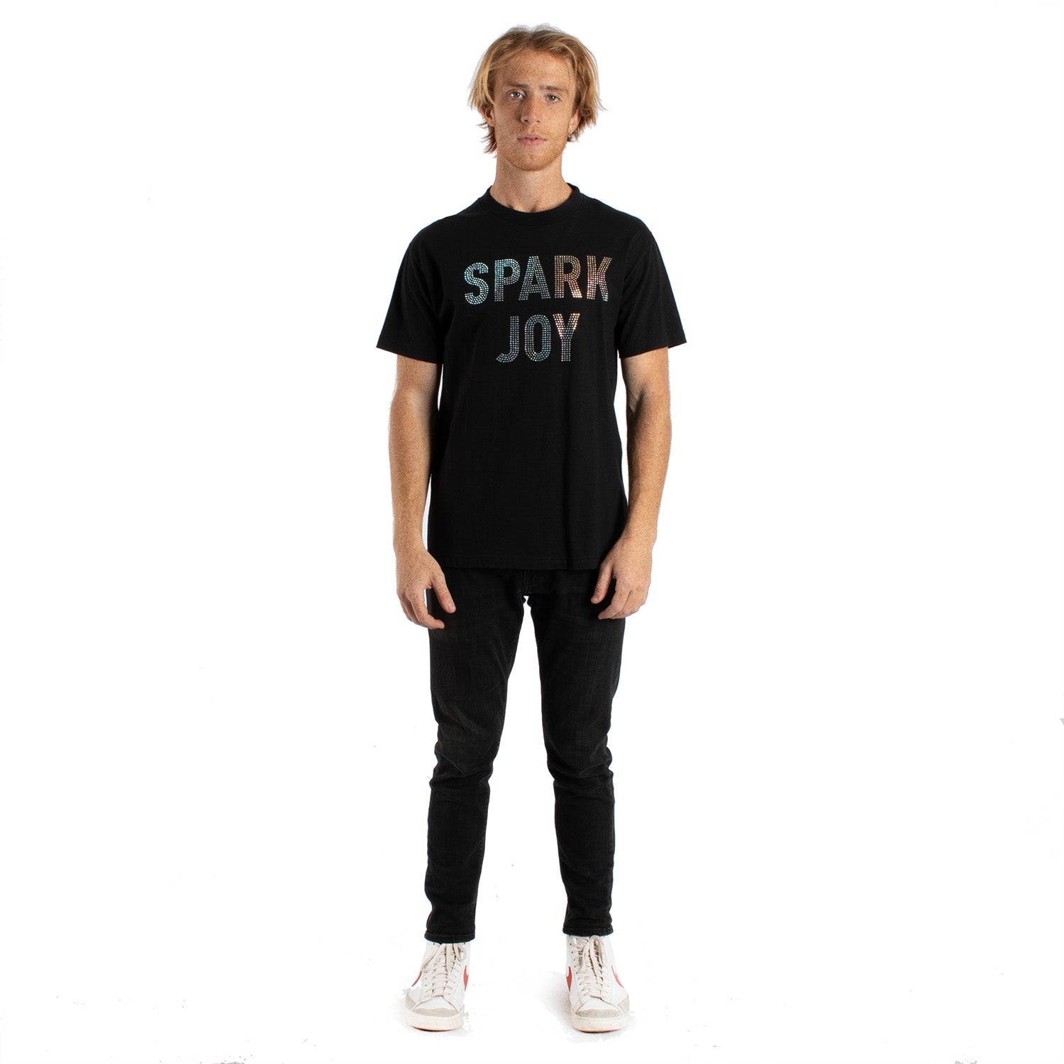 SPARK JOY rhinestone tee