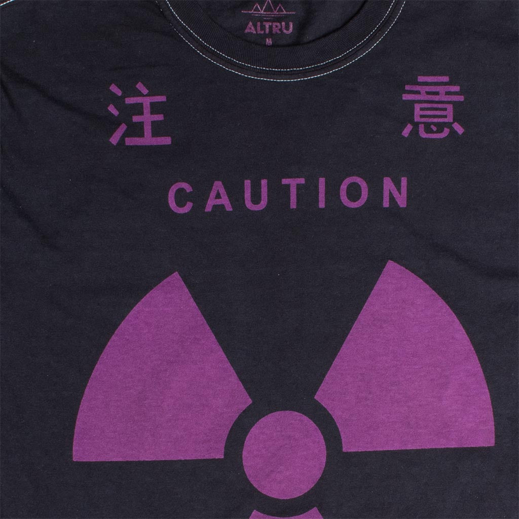 Caution tie-dye long sleeve tee