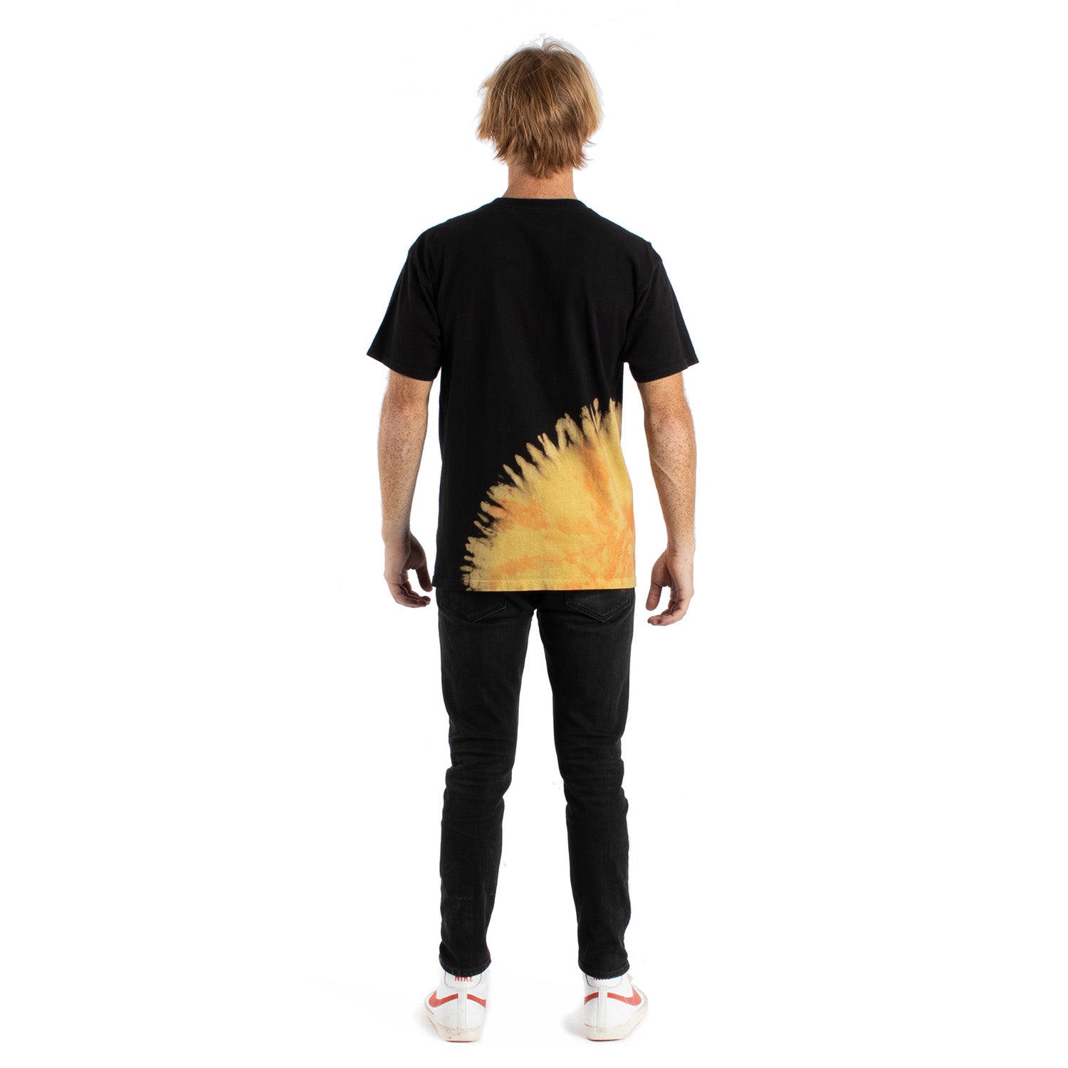 Burning Sun asymmetrical tie-dye tee