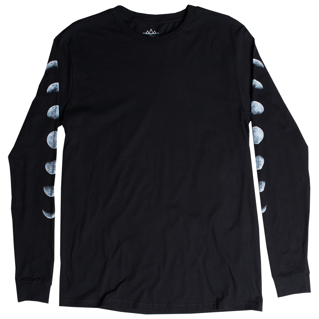 Lunar Eclipse Moon Phases long sleeve shirt by Altru Apparel 1