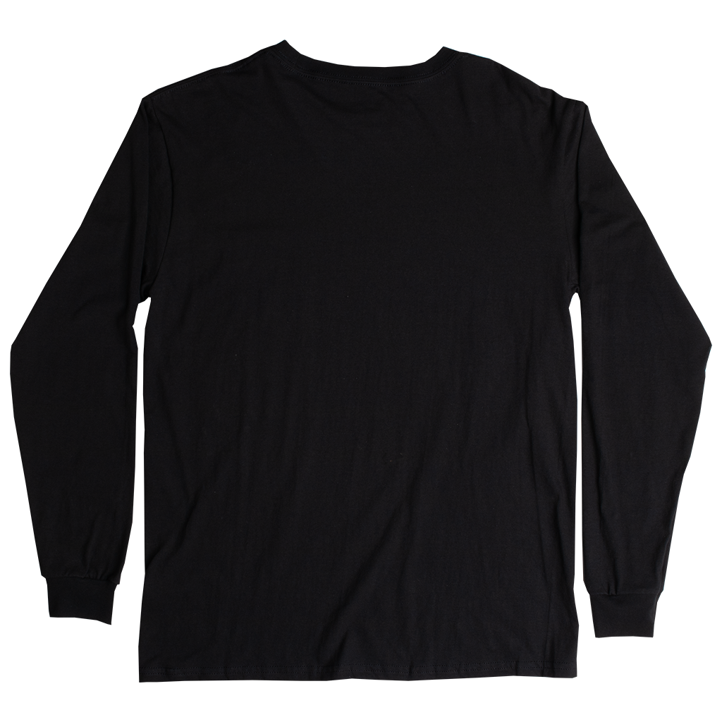 Flag on Moon Pocket long sleeve tee