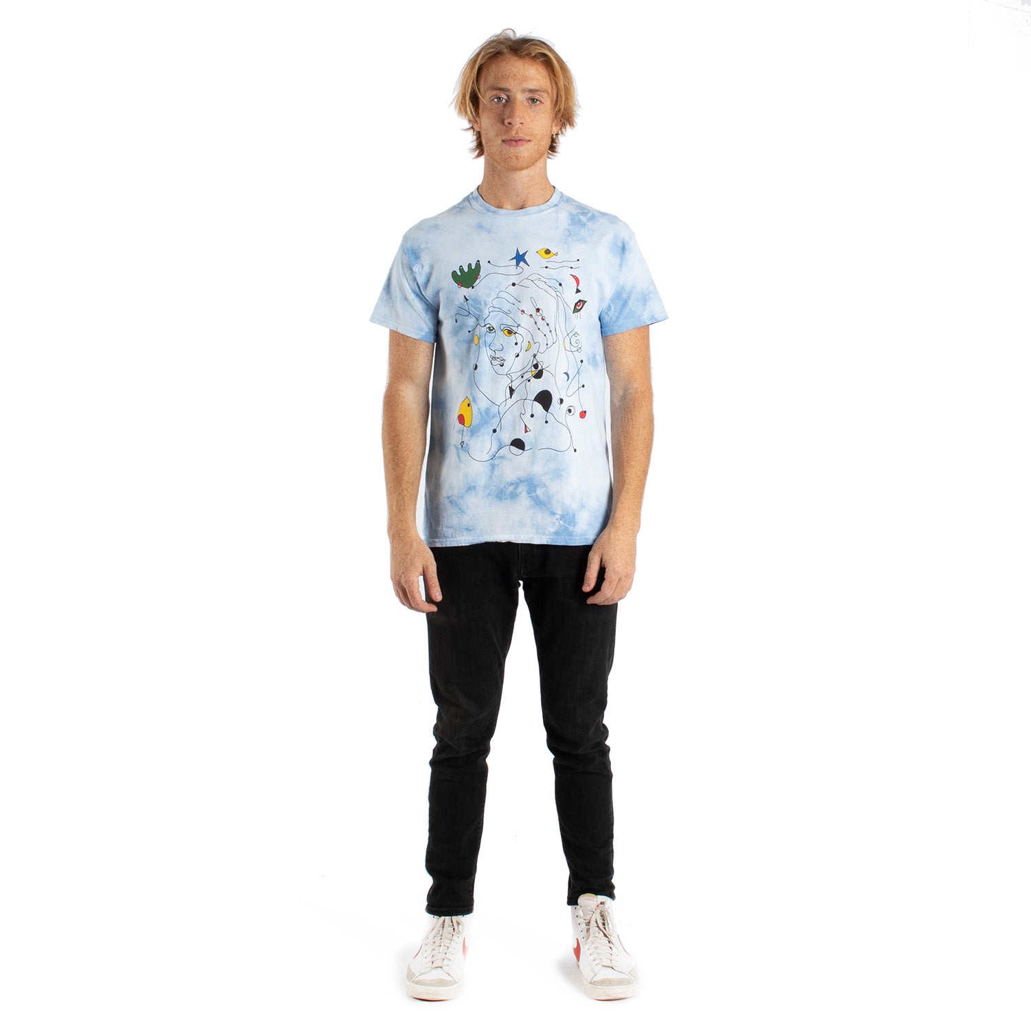 Girl with Pearl Earring tie-dye tee