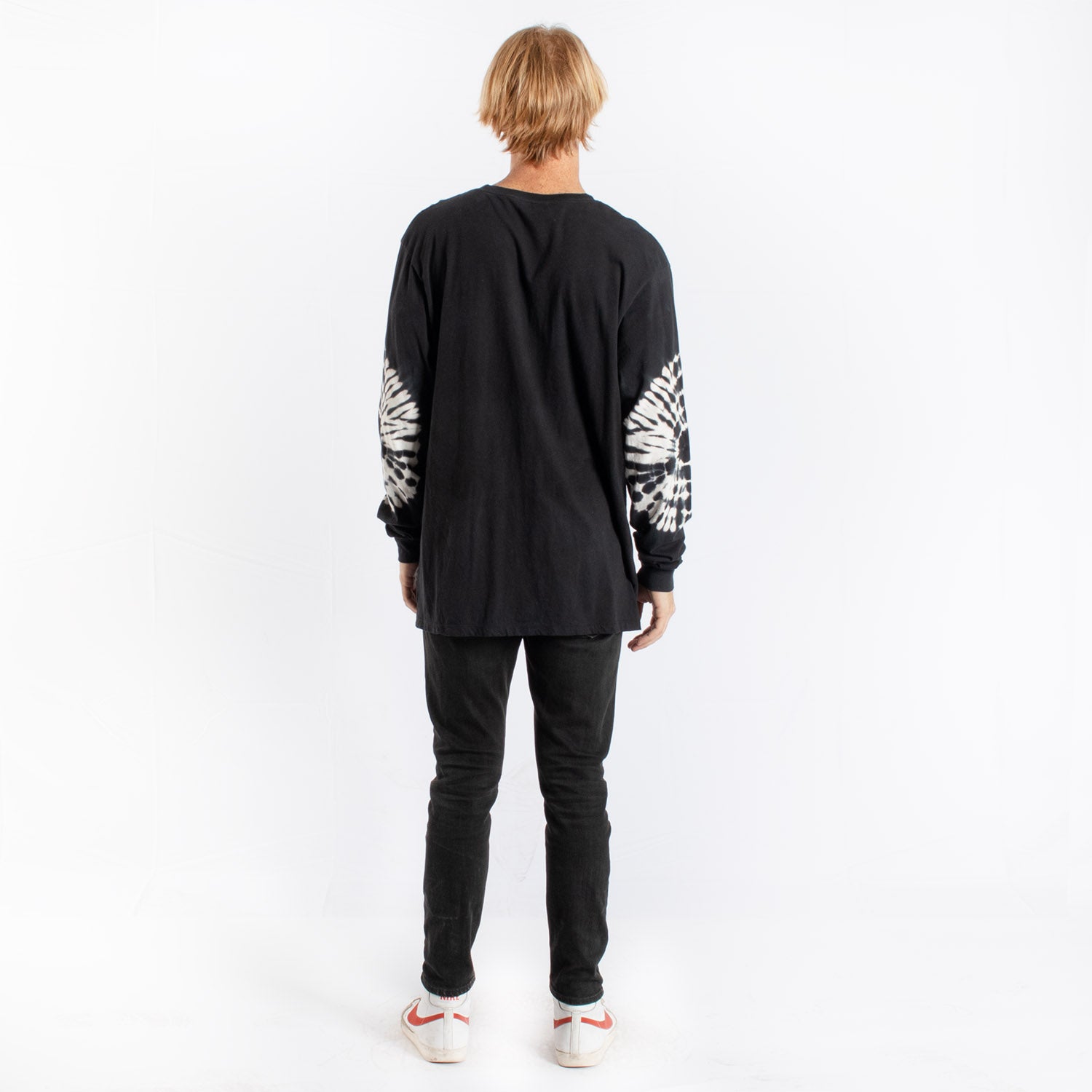 Birth of Venus tie-dye elbows long sleeve tee