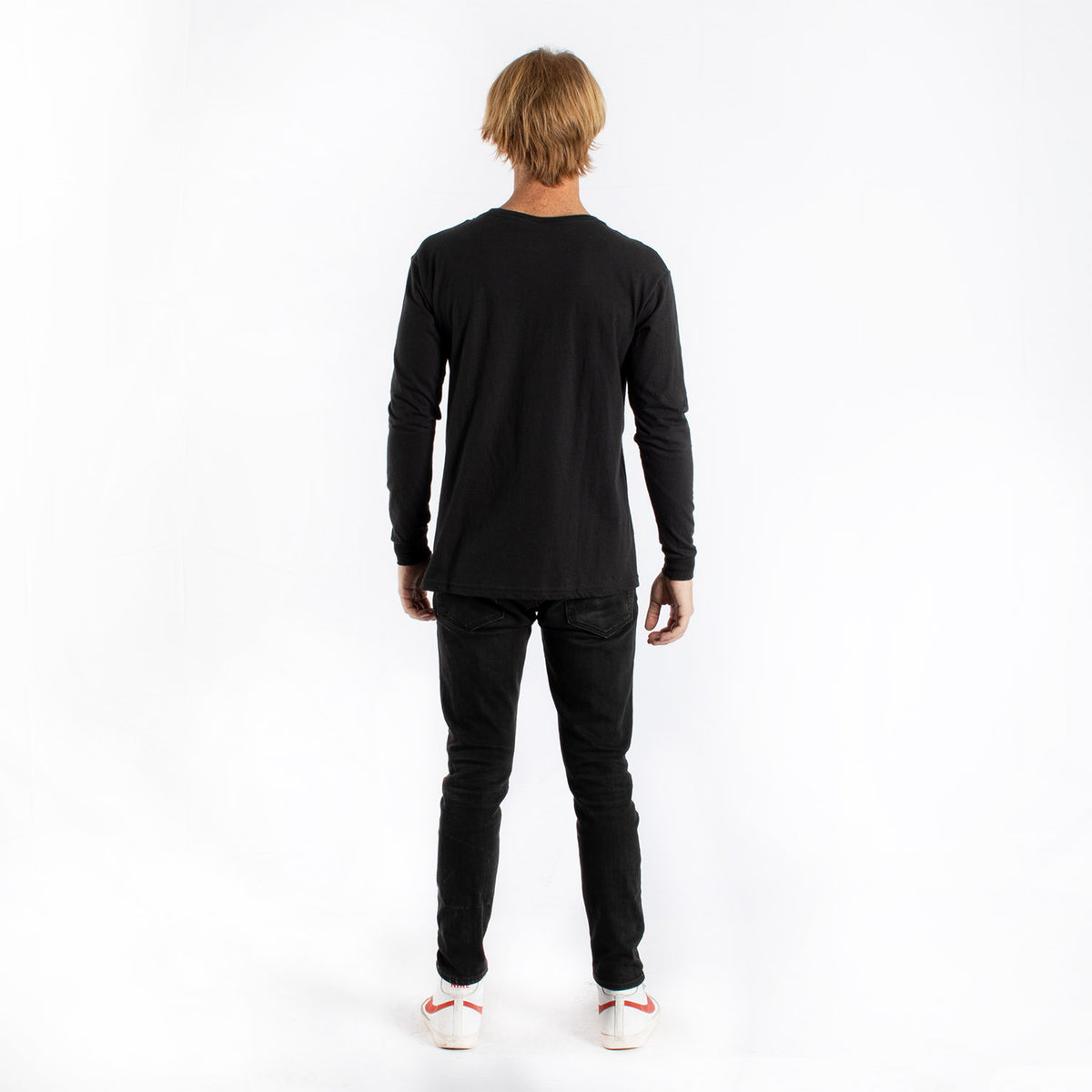 Michelangelo Creation Of Adam pocket long sleeve graphic tee