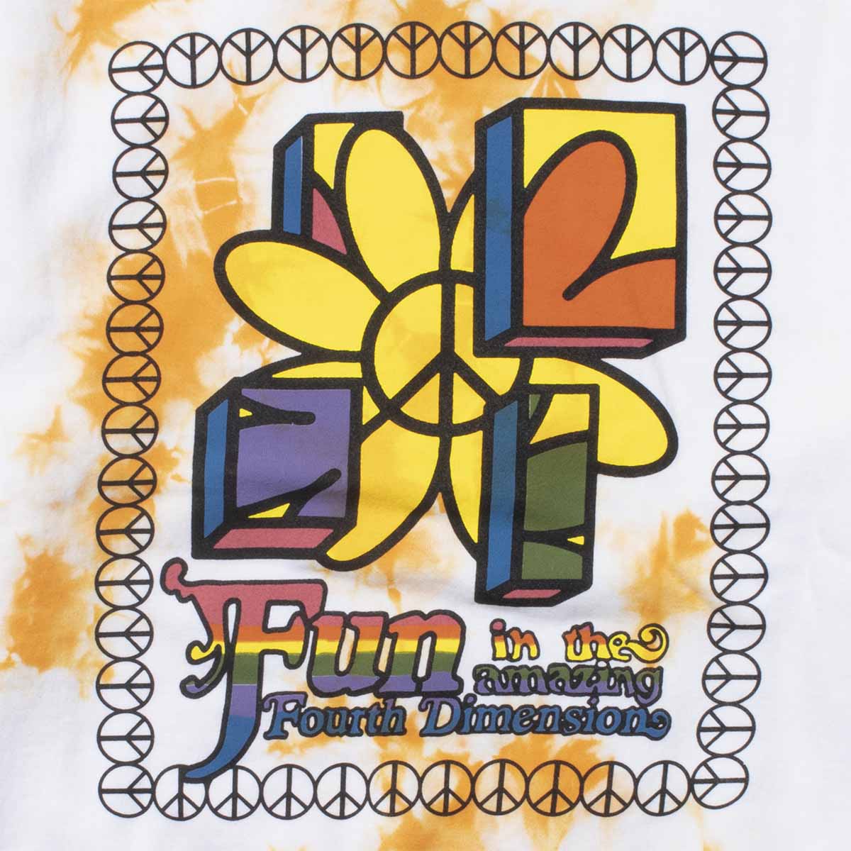 Fourth Dimension Peace Flower graphic sweatshirt