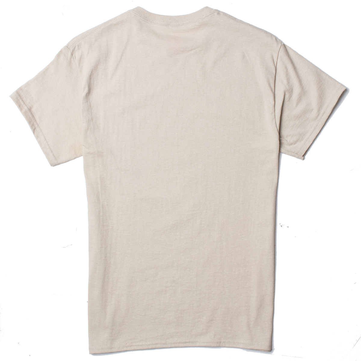 Black photo of Altru Apparel's Botticelli Primavera painting with puff ink accents and high-density ink on front chest and waist.