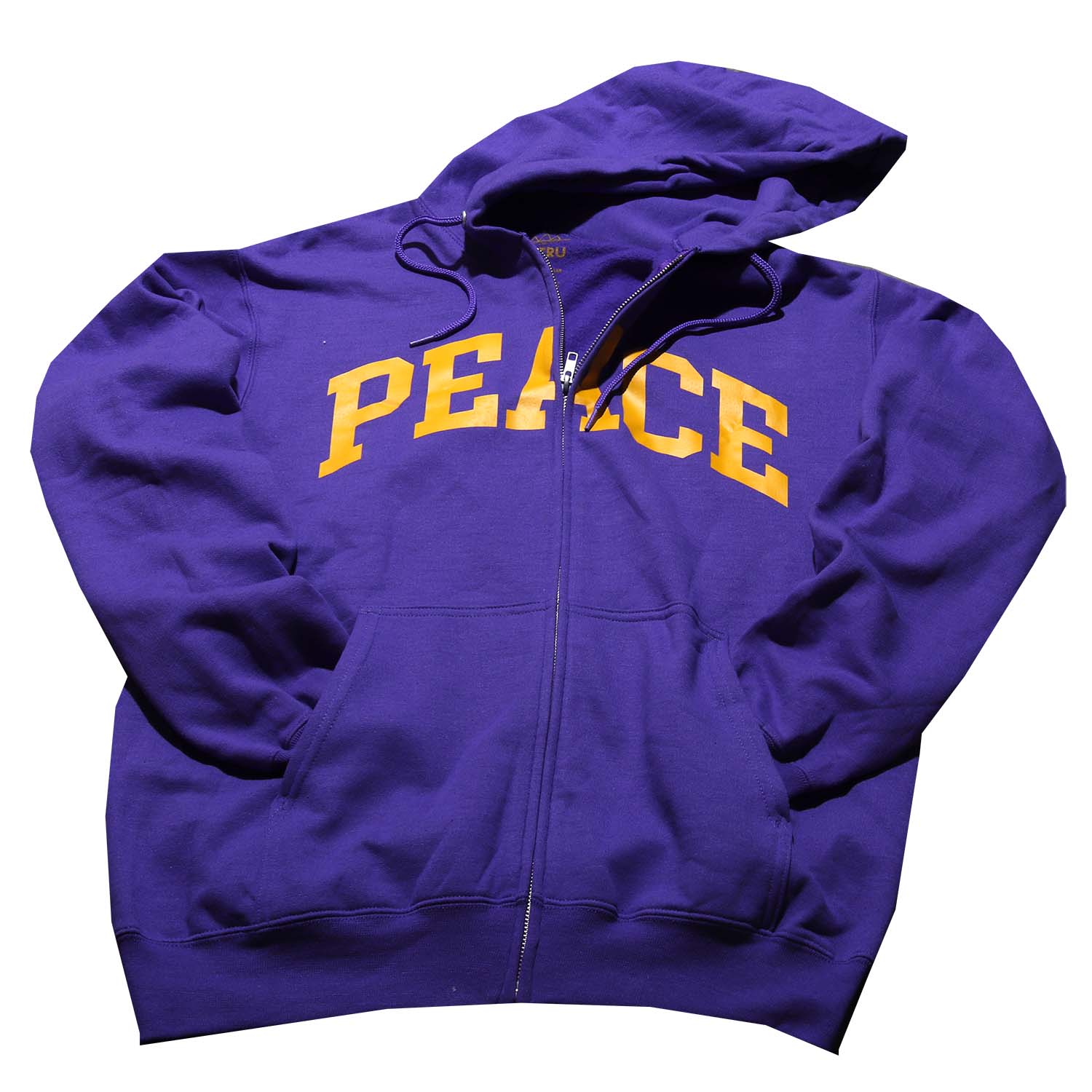 PEACE Fleece Zip Hoodie