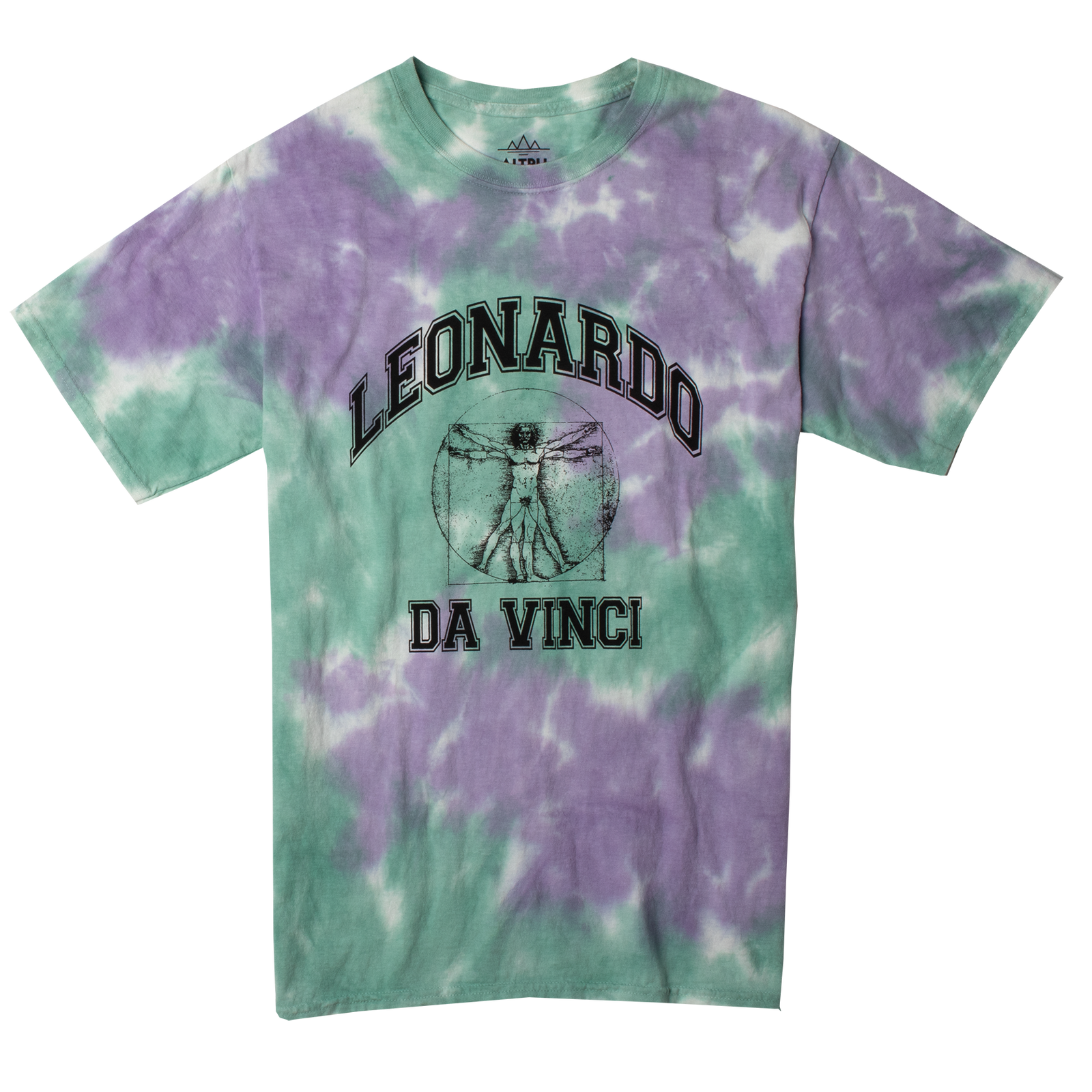 Leonardo Da Vinci tie-dye tee