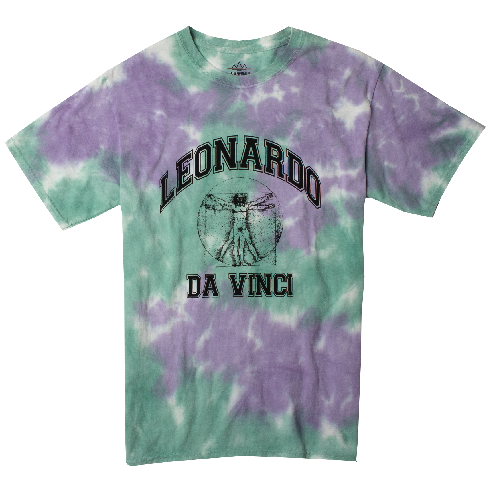 Leonardo Da Vinci tie-dye tee