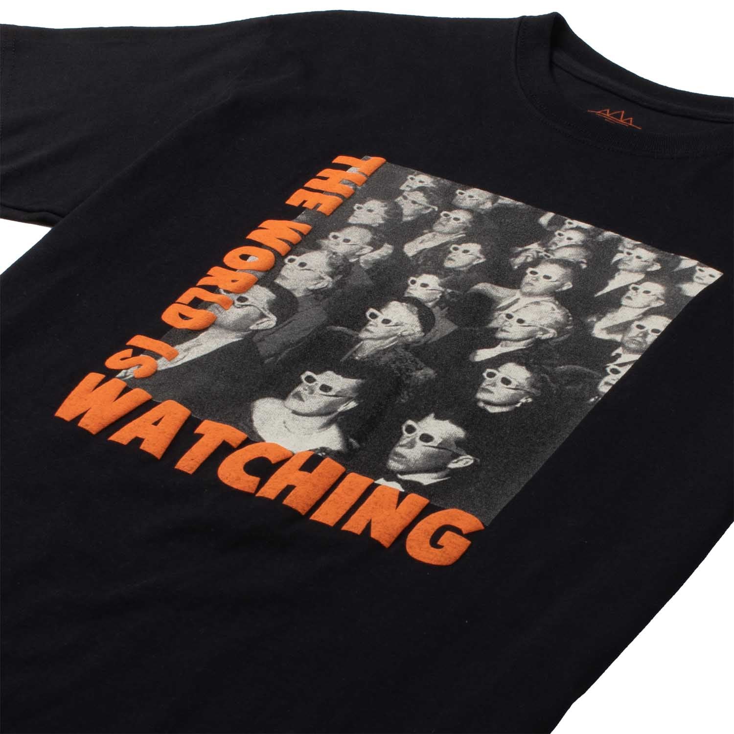 World is Watching Puff Ink Graphic Tee