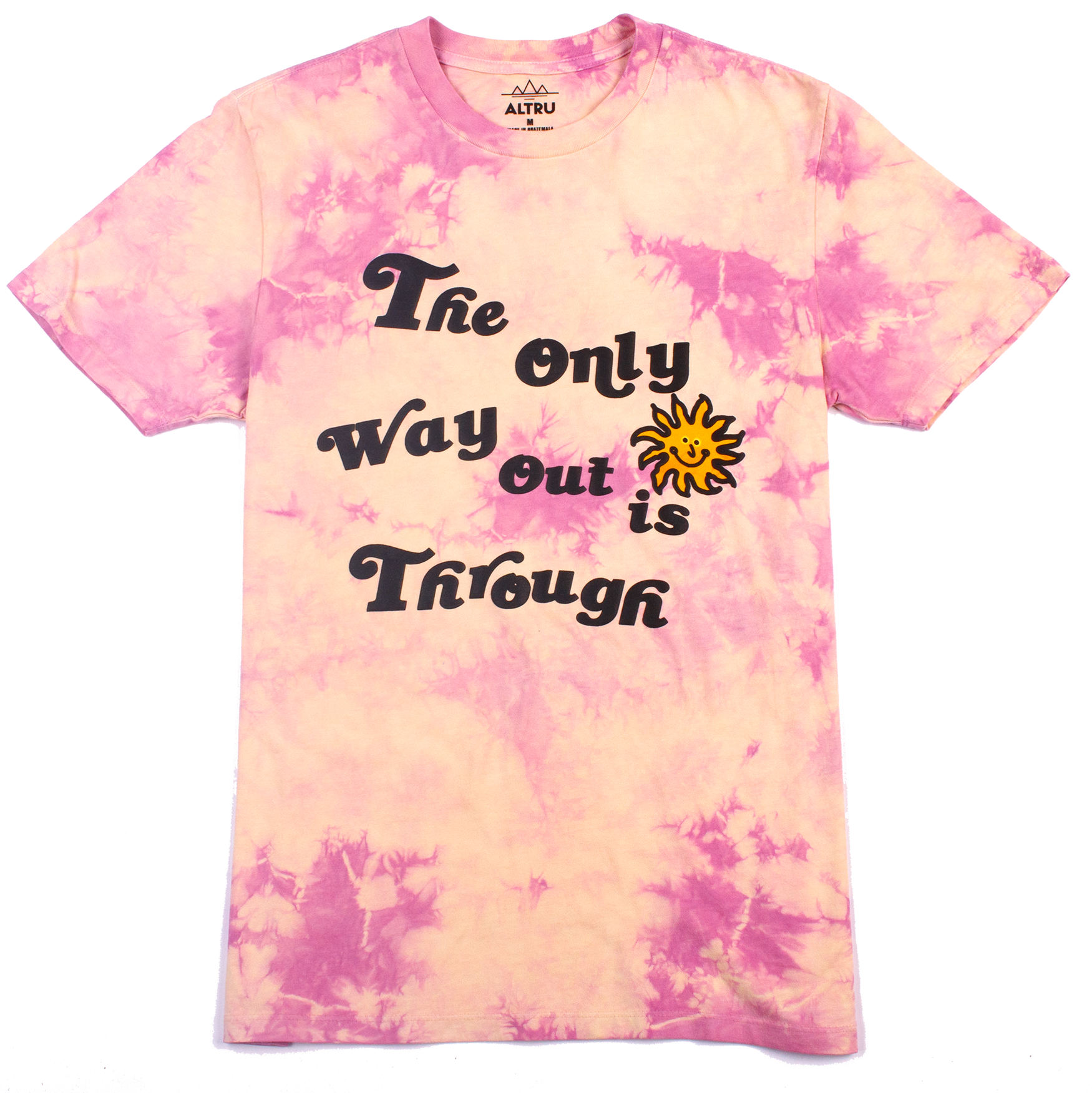 We Tripped puff ink tie-dye tee