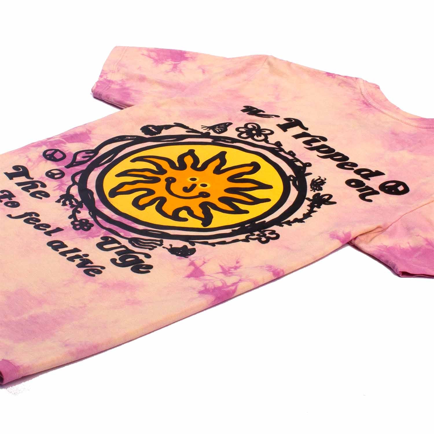 We Tripped puff ink tie-dye tee
