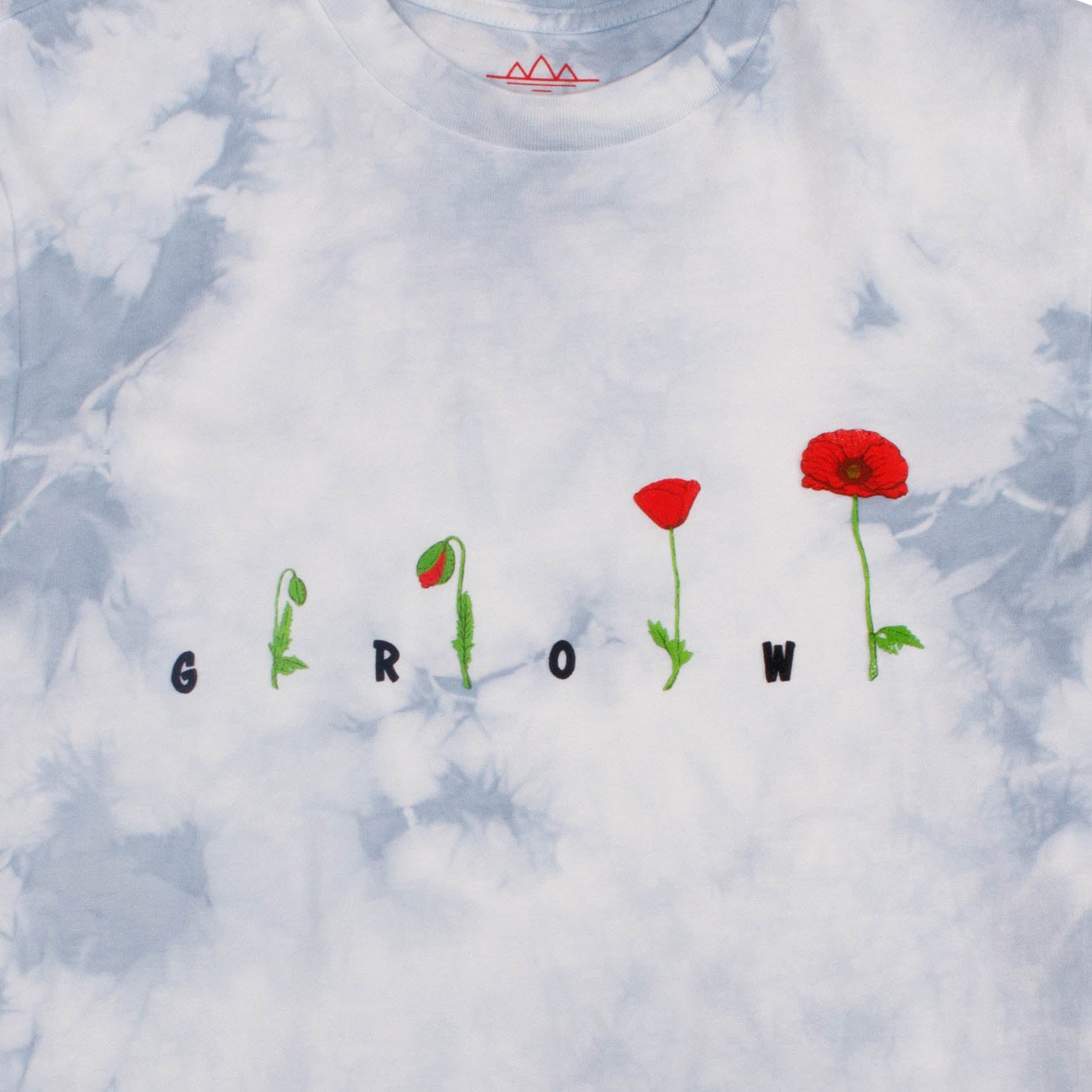 GROW puff ink tie-dye tee