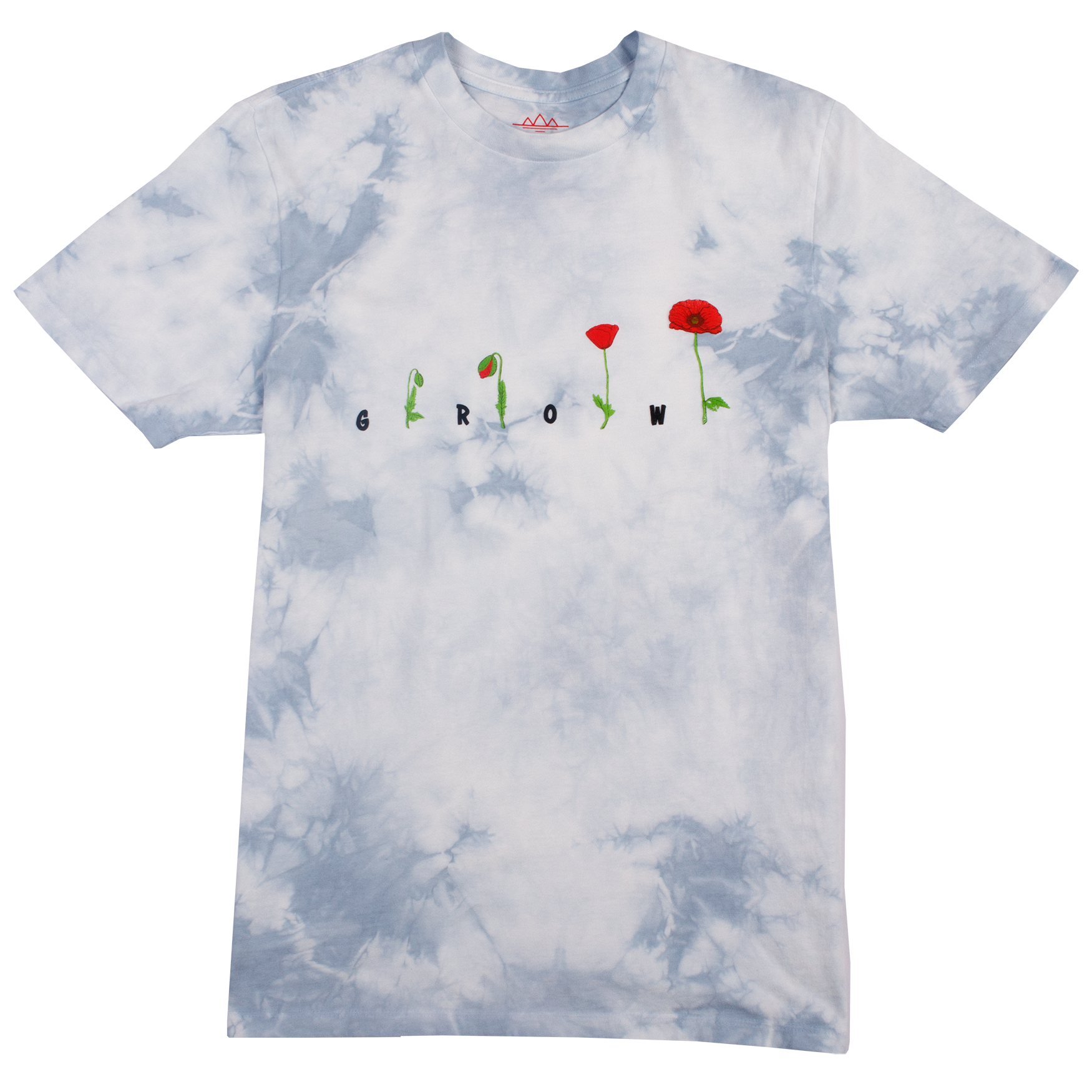 GROW puff ink tie-dye tee