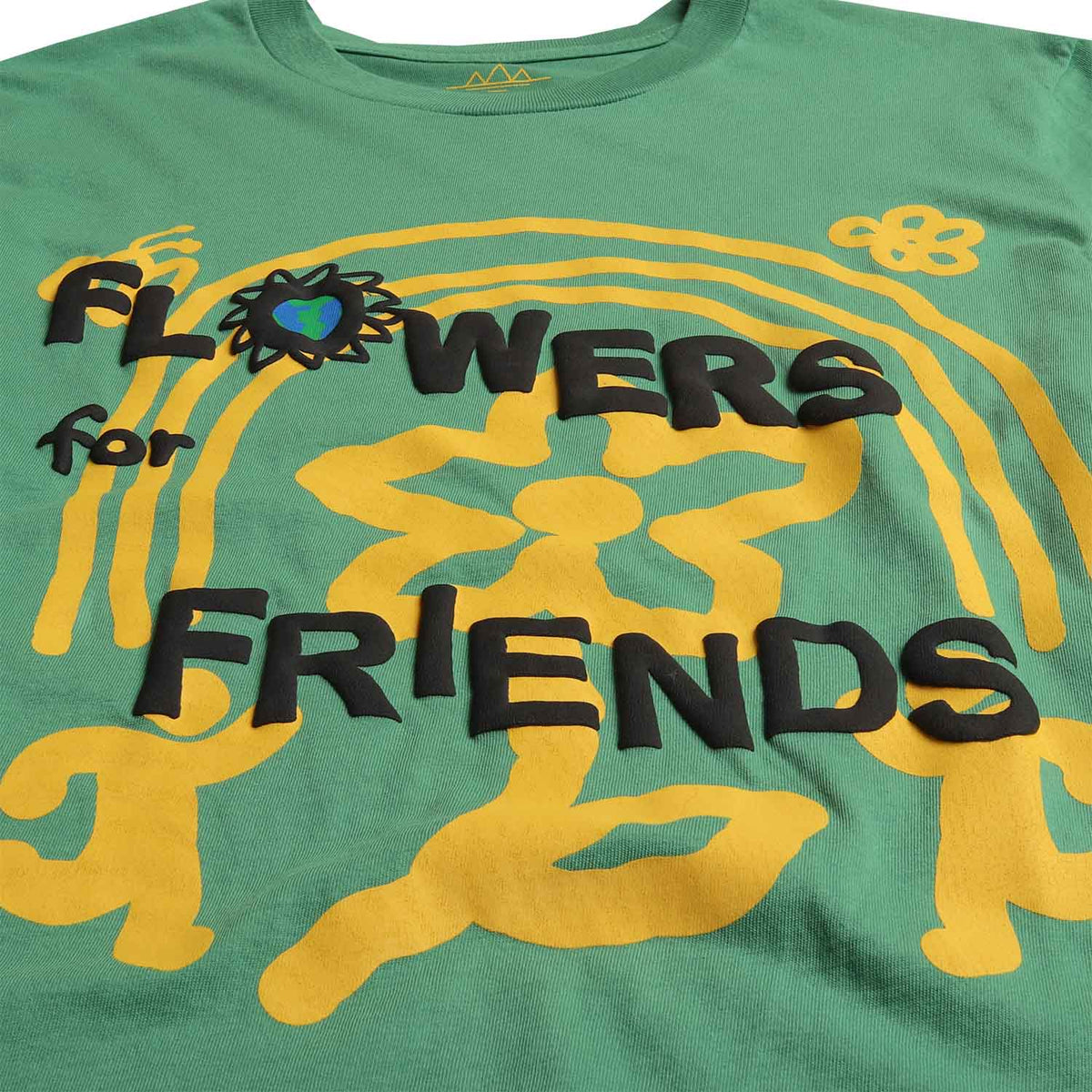 FLOWERS FOR FRIENDS Puff Ink Graphic Tee