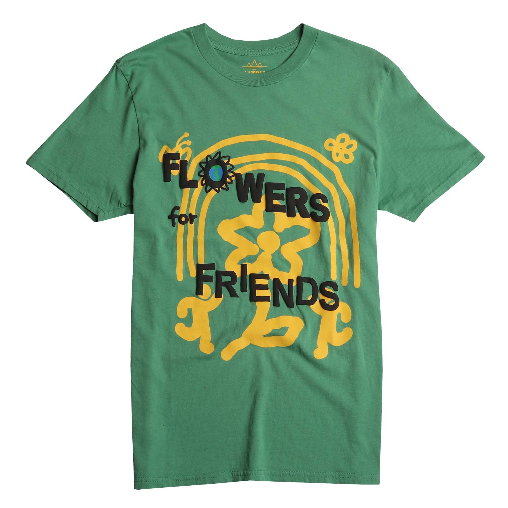 FLOWERS FOR FRIENDS Puff Ink Graphic Tee