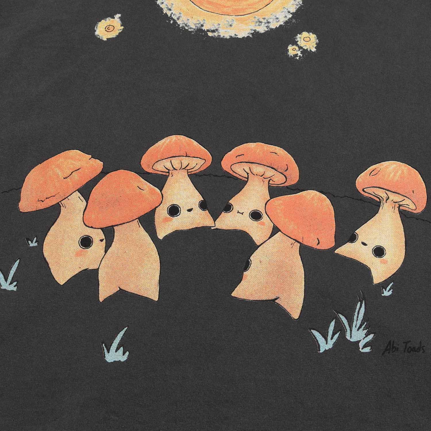 Abi Toads Mushlings Mushroom Dance tee