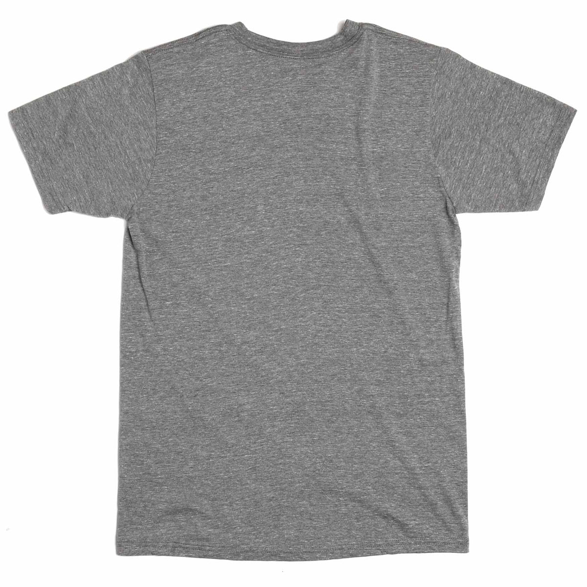 Altru Apparel Mickey Rat classic spotlight pose on grey graphic tee by Robert Armstong. T-shirts back photo