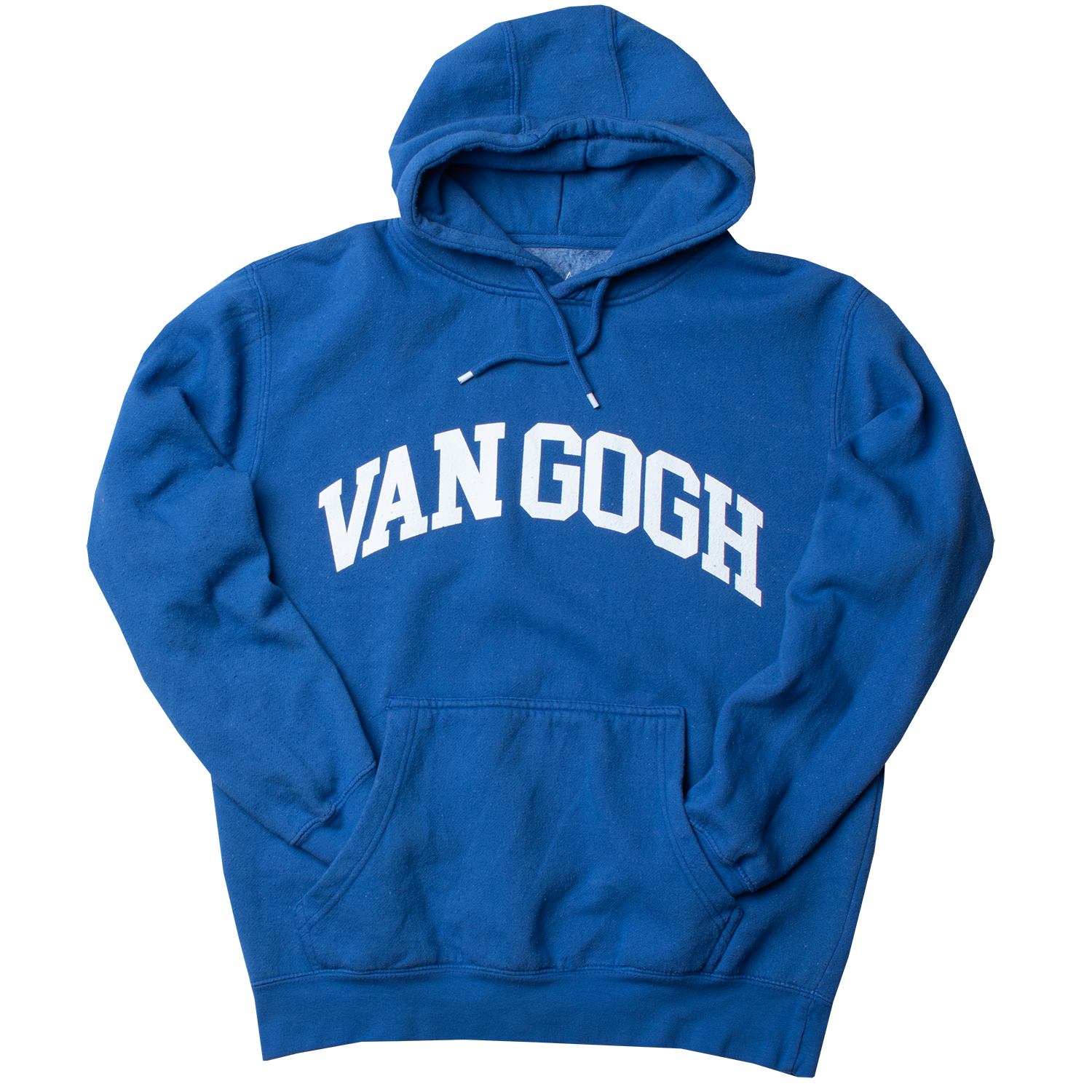 Van Gogh artist blue mens hoodie by altru apparel front