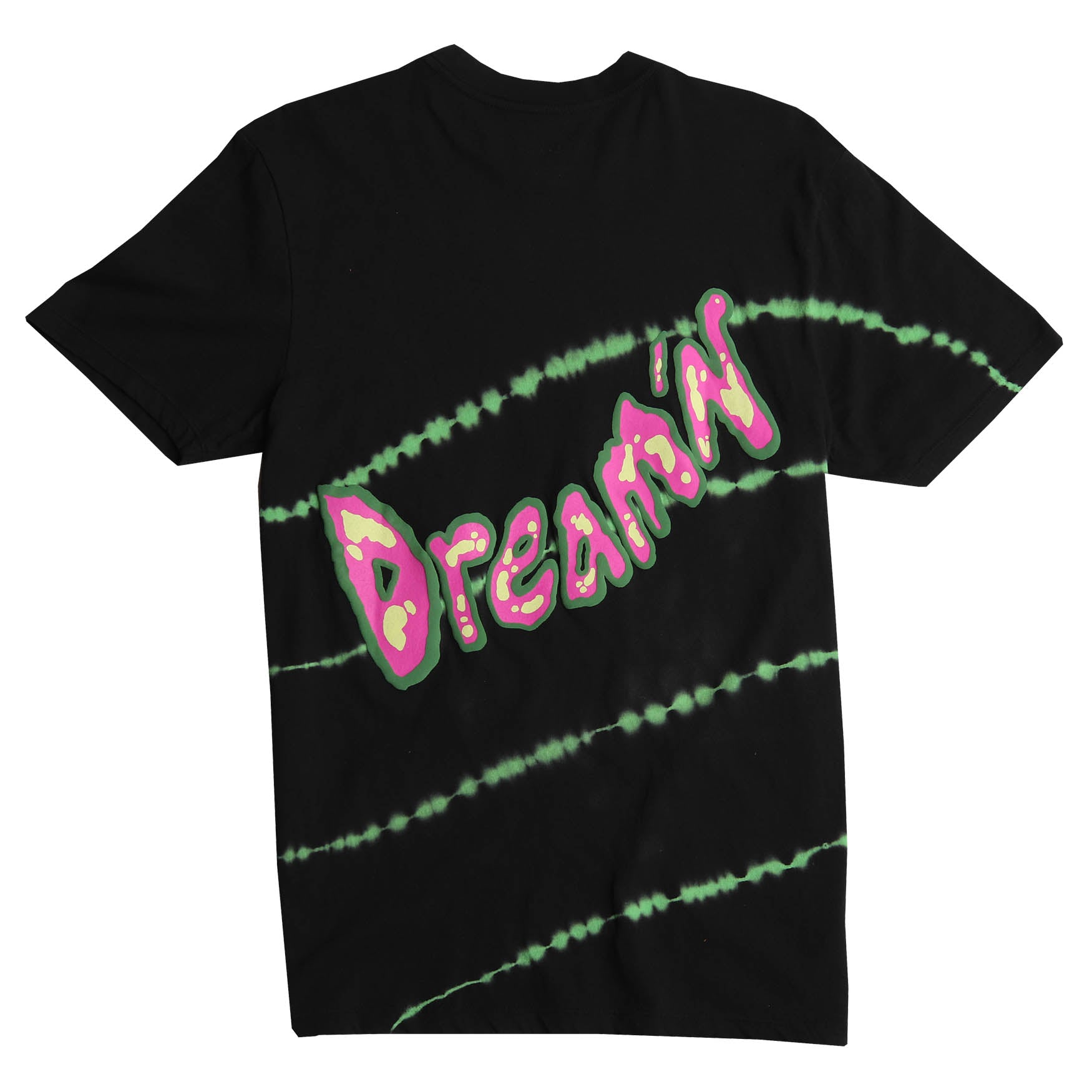 LUCID DREAM puffy ink wave ripple tie-dye tee