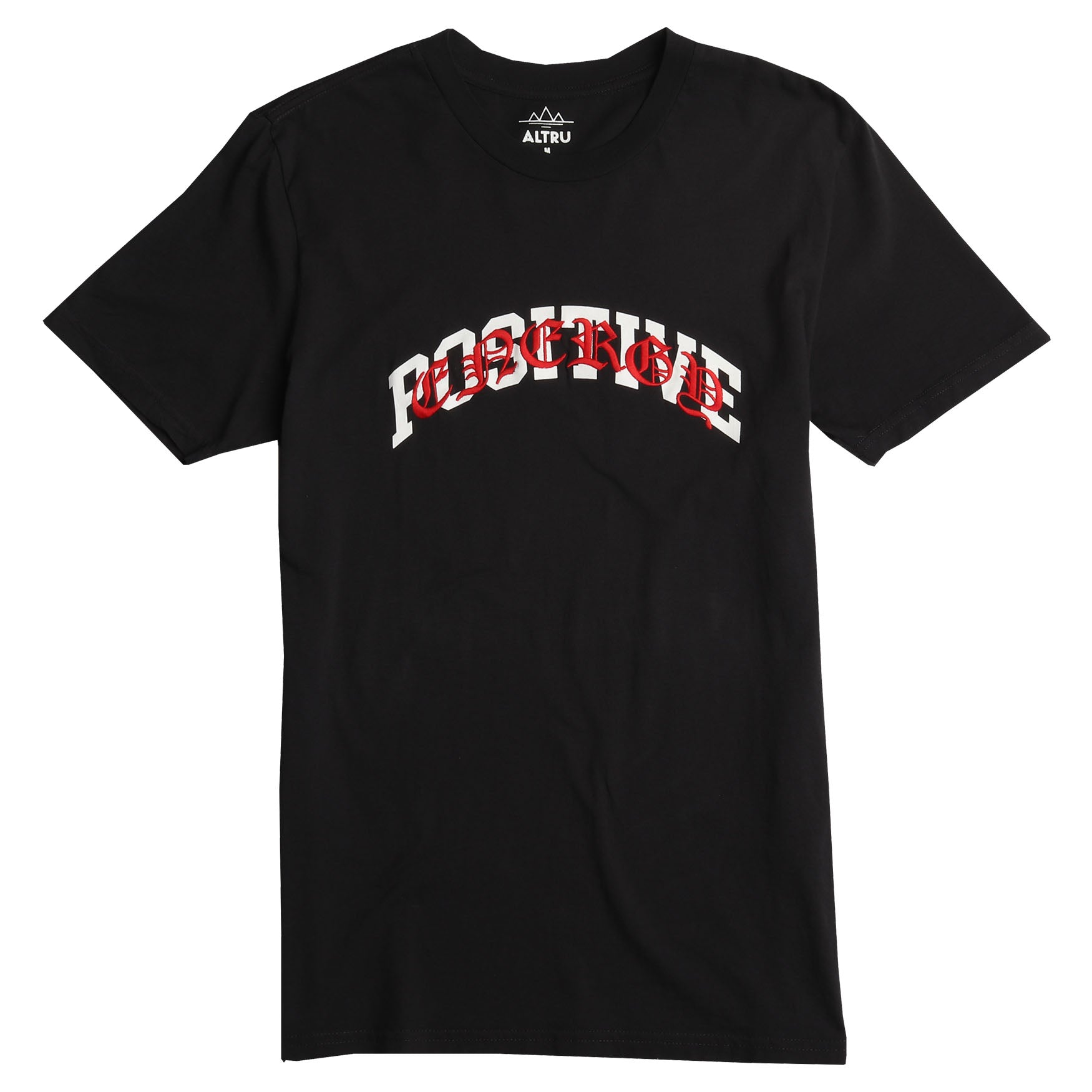 POSITIVE ENERGY embroidery  graphic tee
